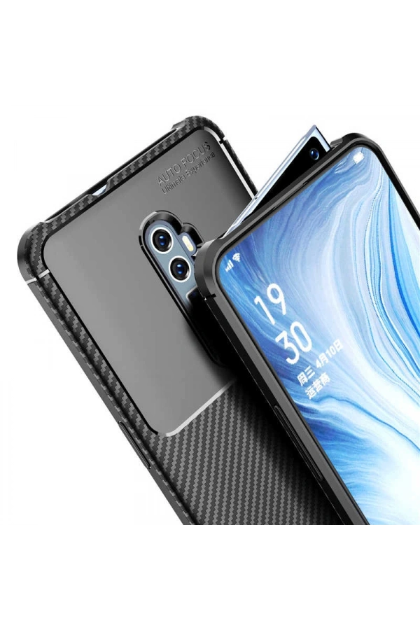 Oppo Reno 10X Zoom Kılıf Zore Negro Silikon Kapak
