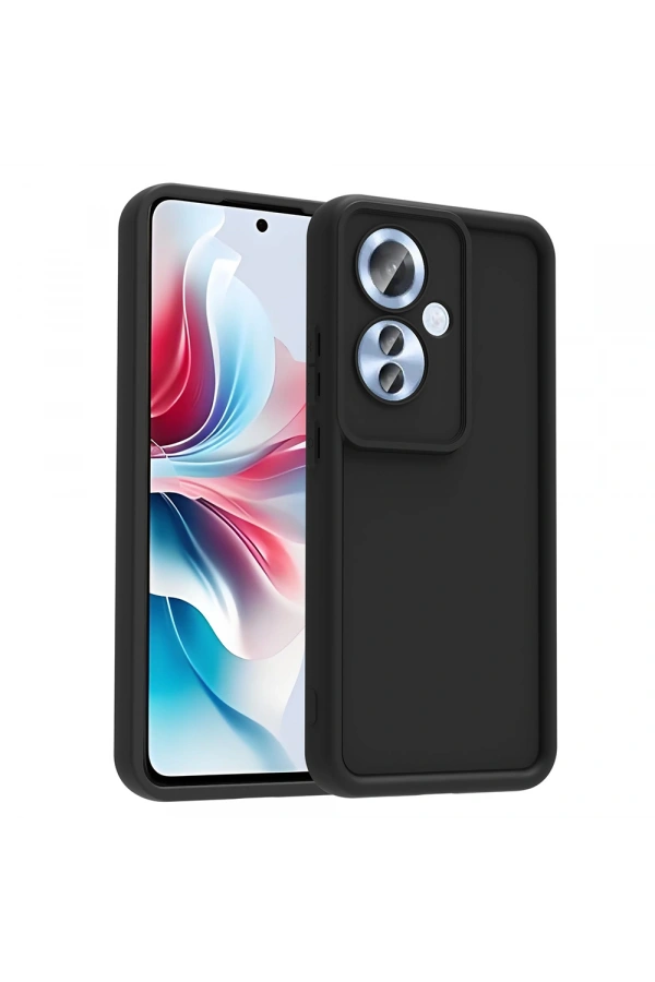 Oppo Reno 11F Kılıf Kamera Korumalı Zore Ananas Kapak