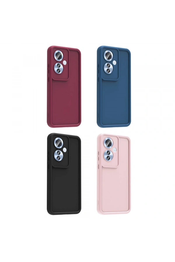 Oppo Reno 11F Kılıf Kamera Korumalı Zore Ananas Kapak