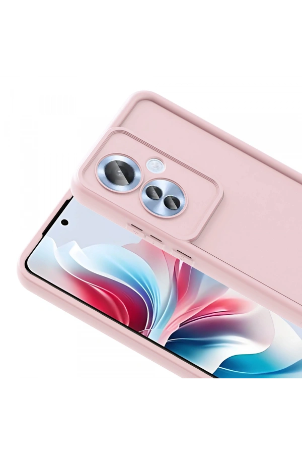 Oppo Reno 11F Kılıf Kamera Korumalı Zore Ananas Kapak