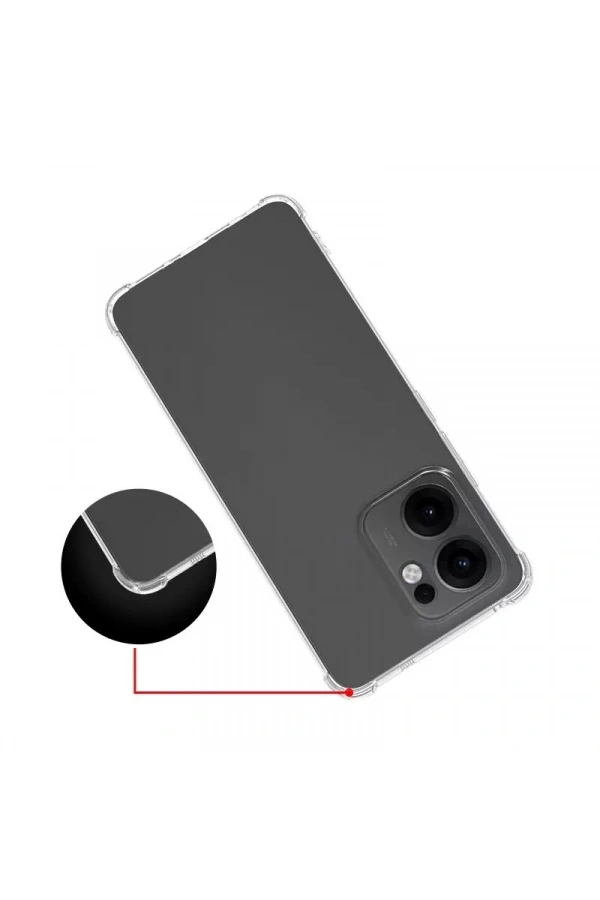 Oppo Reno 14F 5G Kılıf Zore 2mm Anti Shock Silikon