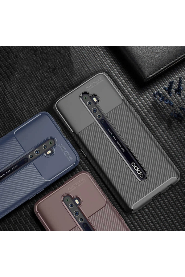 Oppo Reno 2 Kılıf Zore Negro Silikon Kapak