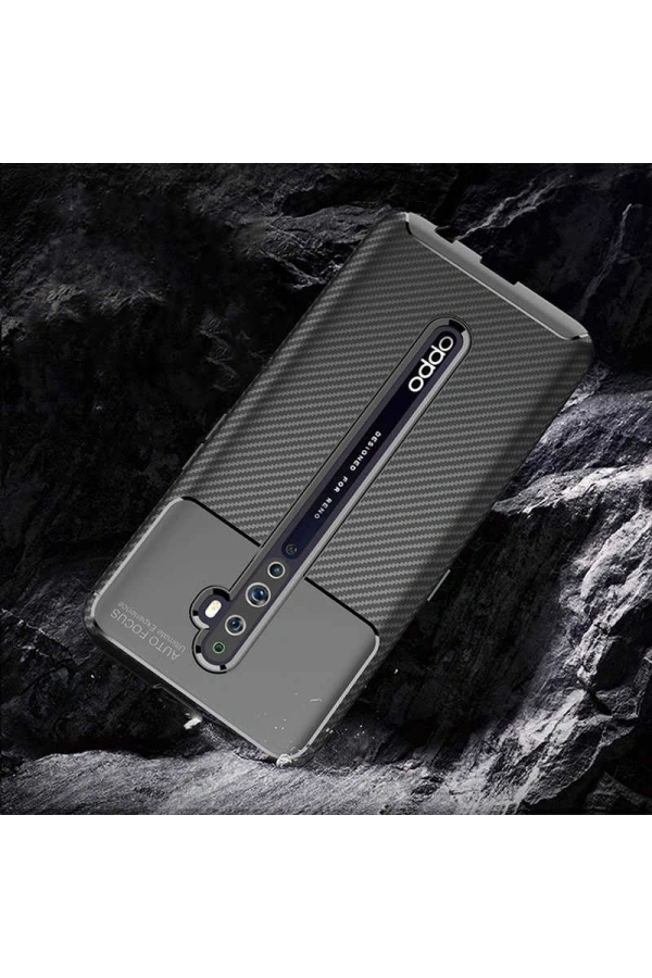 Oppo Reno 2Z Kılıf Zore Negro Silikon Kapak
