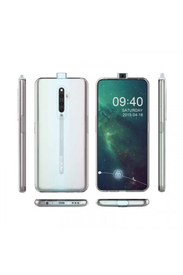 Oppo Reno 2Z Kılıf Zore Süper Silikon Kapak