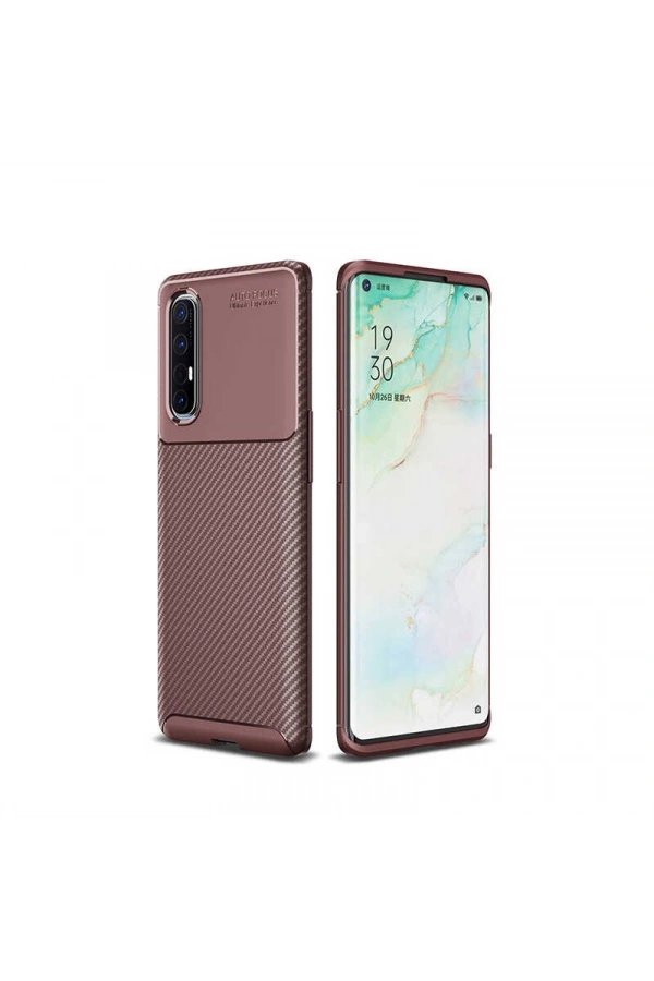 Oppo Reno 3 Pro 5G Kılıf Zore Negro Silikon Kapak