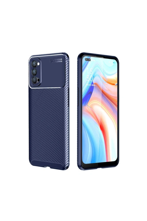 Oppo Reno 4 Kılıf Zore Negro Silikon Kapak