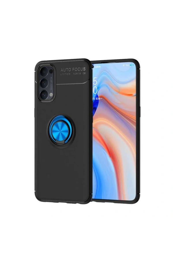 Oppo Reno 4 Kılıf Zore Ravel Silikon Kapak