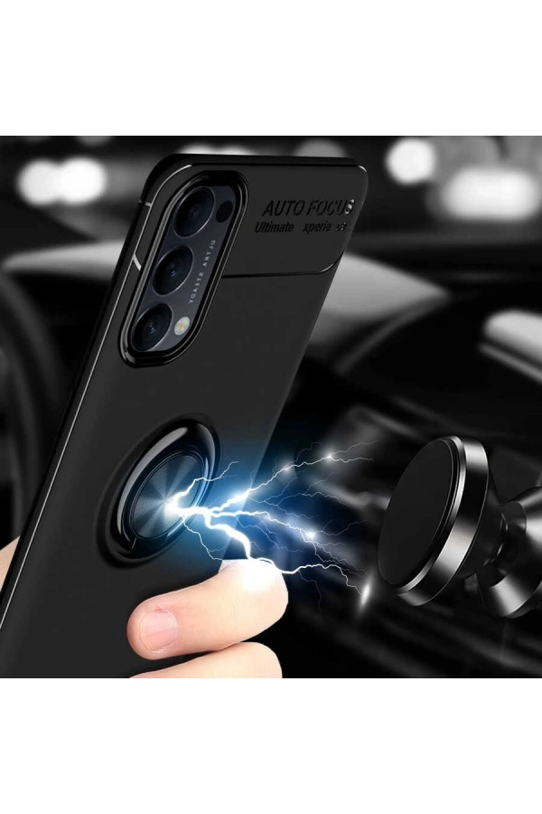 Oppo Reno 4 Kılıf Zore Ravel Silikon Kapak