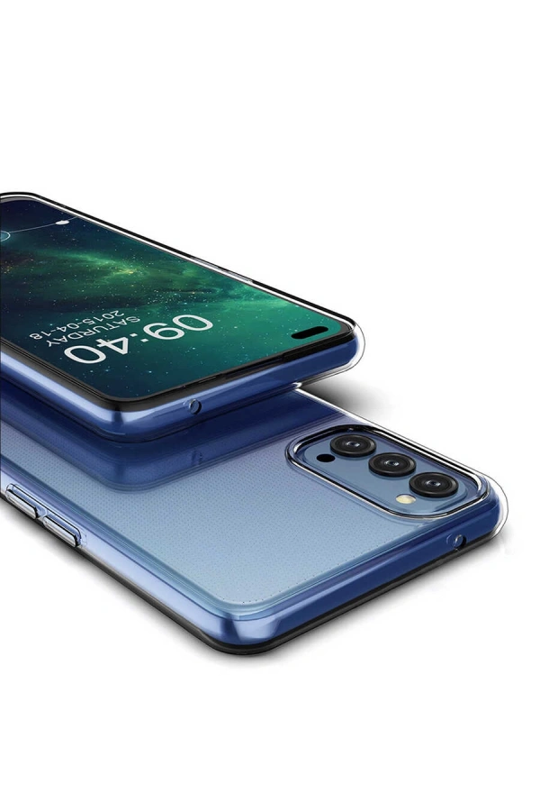 Oppo Reno 4 Kılıf Zore Süper Silikon Kapak