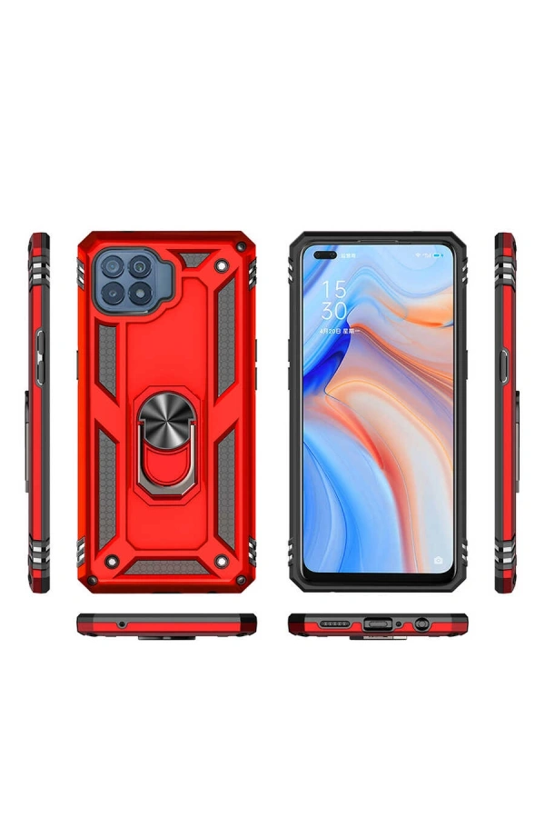 Oppo Reno 4 Lite Kılıf Zore Vega Kapak