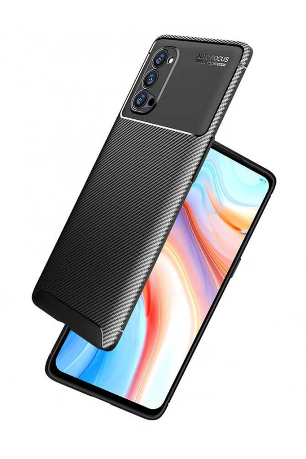 Oppo Reno 4 Pro 5G Kılıf Zore Negro Silikon Kapak