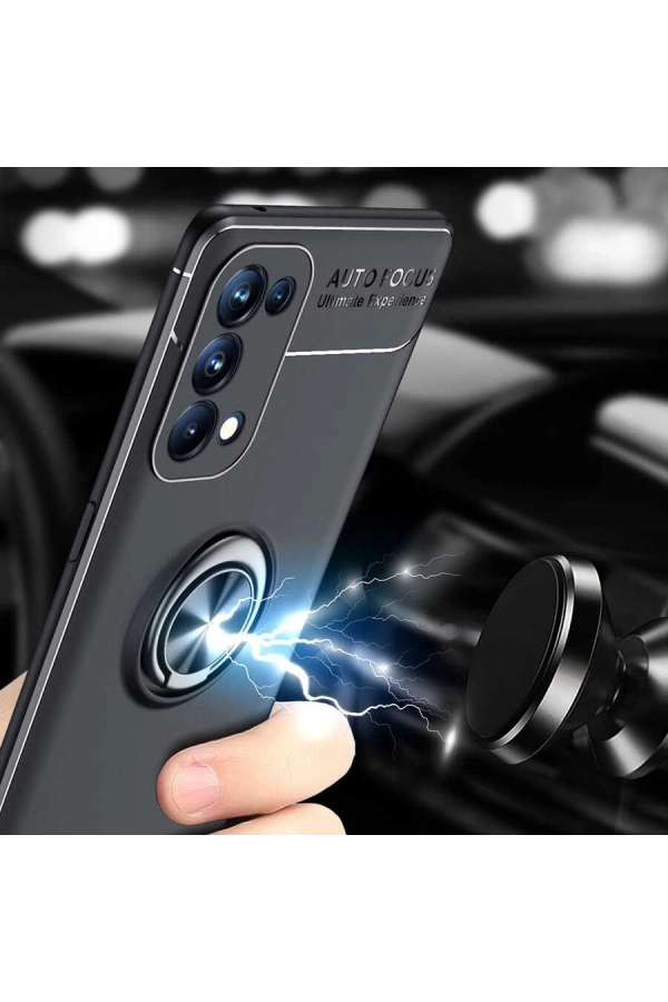 Oppo Reno 5 5G Kılıf Zore Ravel Silikon Kapak