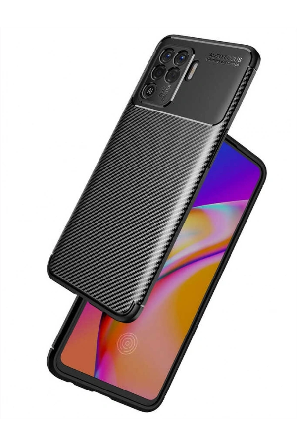 Oppo Reno 5 Lite Kılıf Zore Negro Silikon Kapak