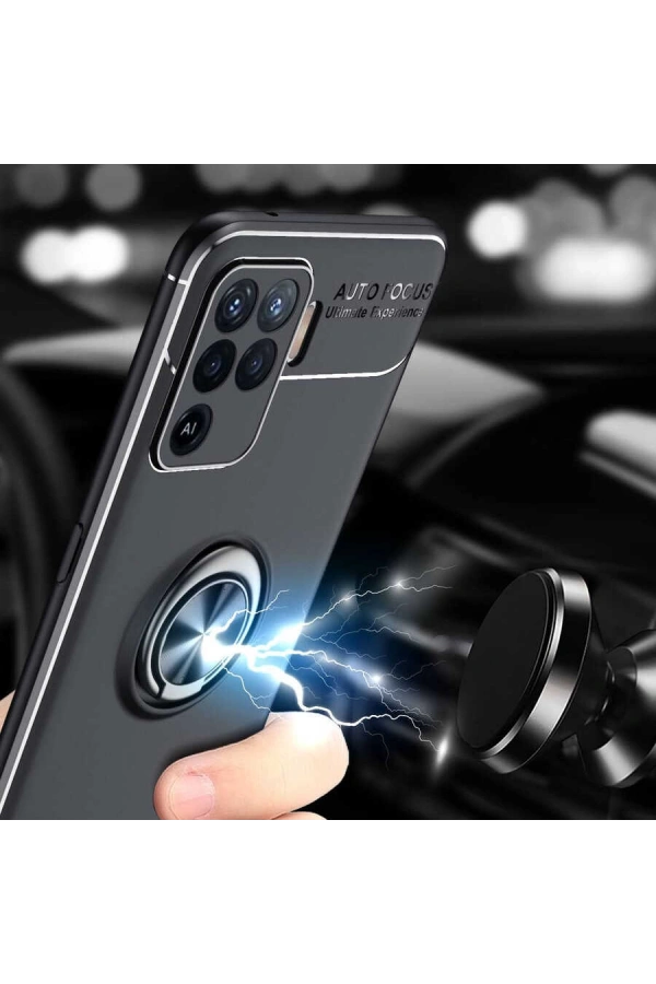 Oppo Reno 5 Lite Kılıf Zore Ravel Silikon Kapak