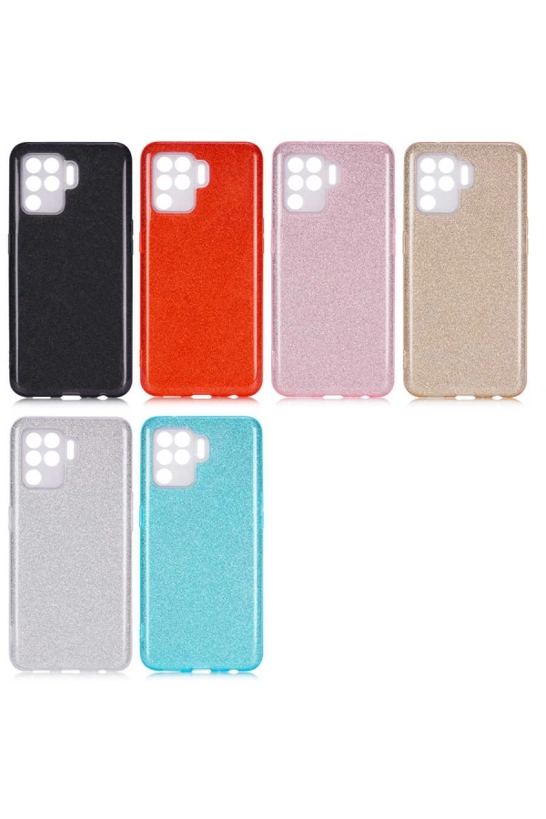 Oppo Reno 5 Lite Kılıf Zore Shining Silikon