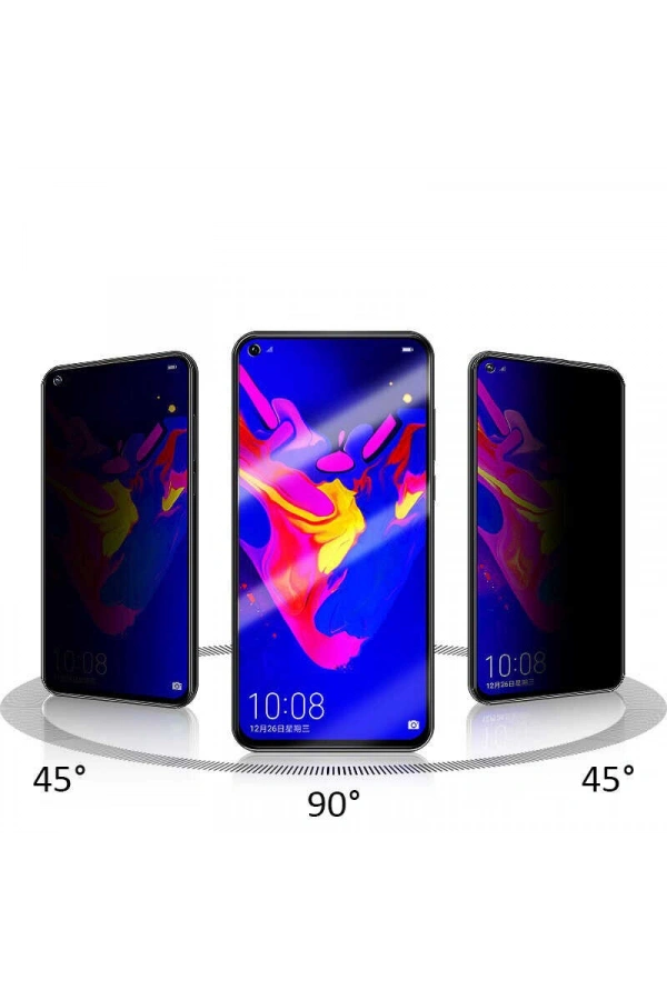 Oppo Reno 5 Lite Zore New 5D Privacy Temperli Ekran Koruyucu