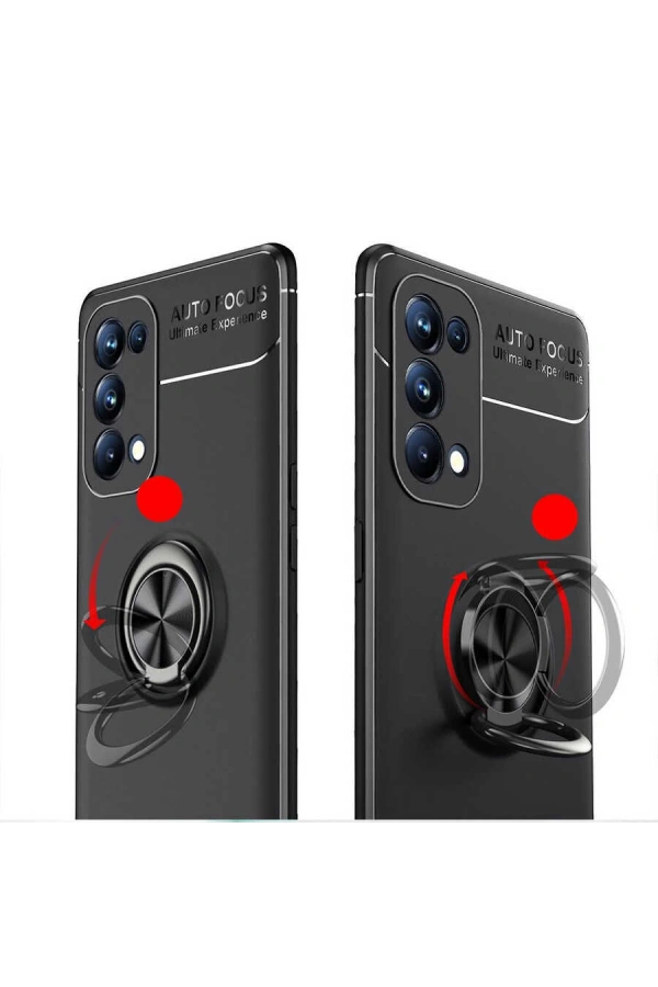 Oppo Reno 5 Pro 5G Kılıf Zore Ravel Silikon Kapak