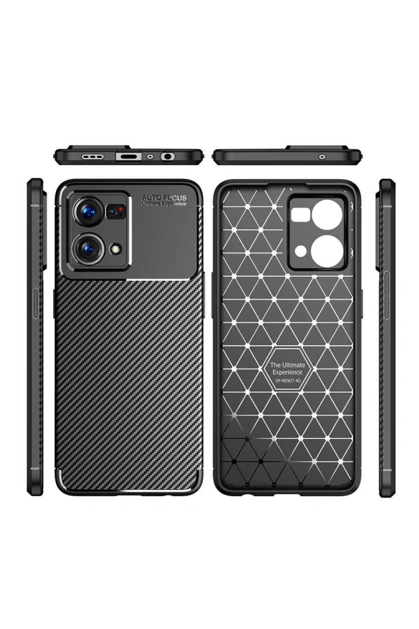 Oppo Reno 7 4G Kılıf Zore Negro Silikon Kapak