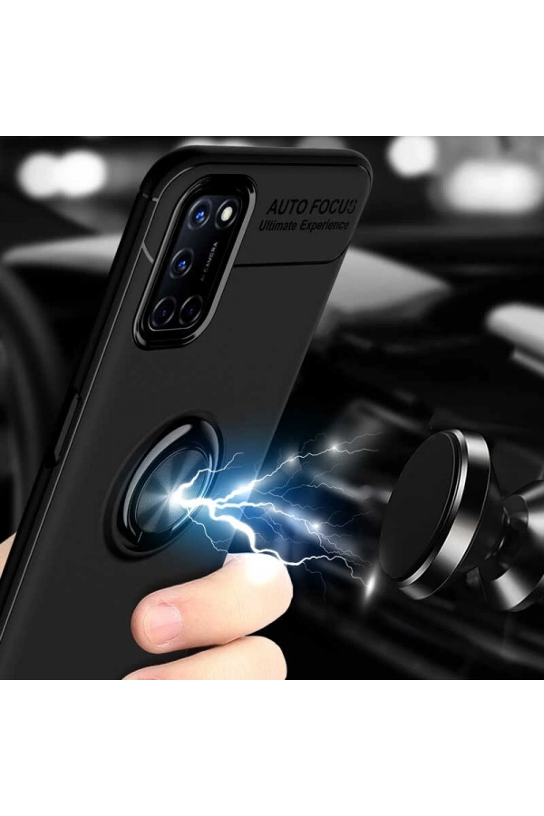 Oppo Reno A72 Kılıf Zore Ravel Silikon Kapak