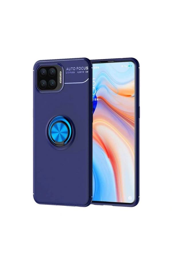Oppo Reno A73 Kılıf Zore Ravel Silikon Kapak