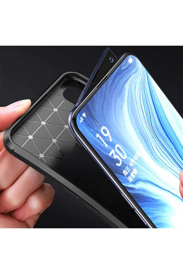 Oppo Reno Kılıf Zore Negro Silikon Kapak