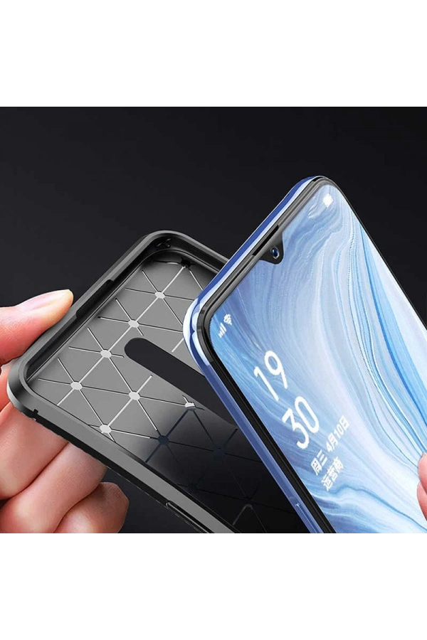 Oppo Reno Z Kılıf Zore Negro Silikon Kapak