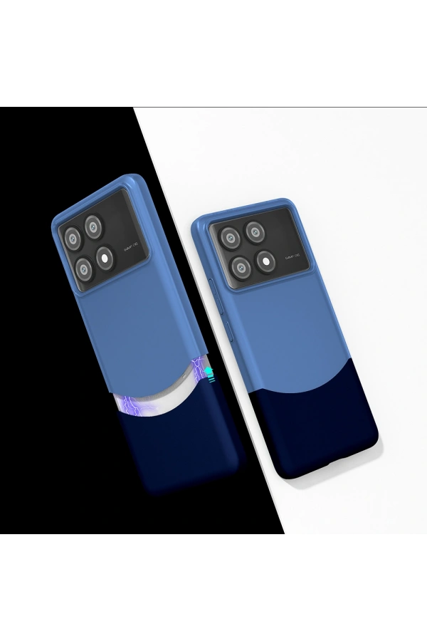 Poco X6 Pro Kılıf Mıknatıslı Zore Duble Kapak