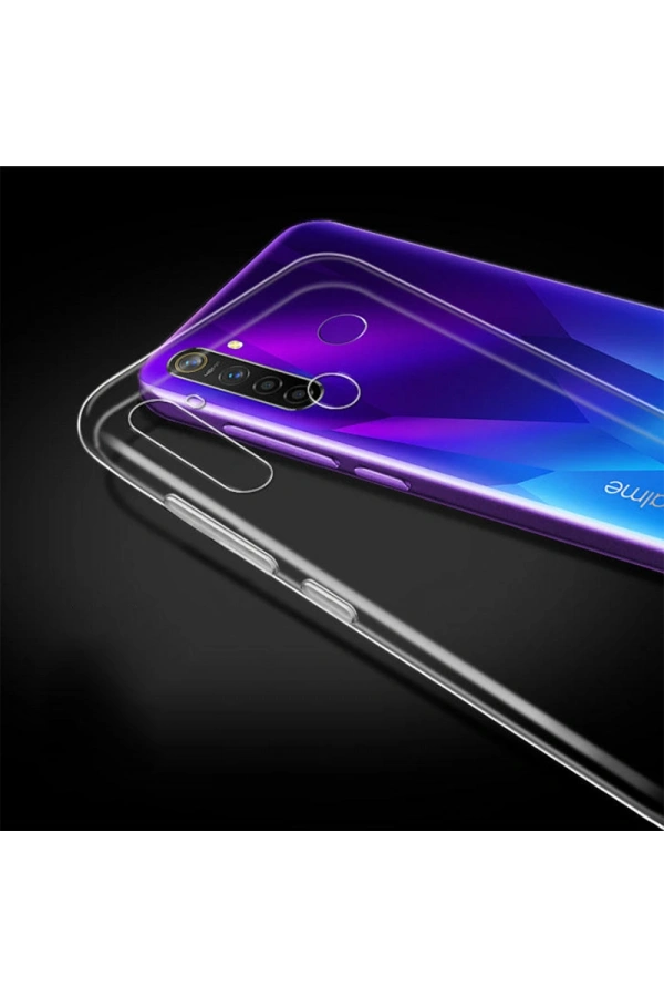 Realme 5 Pro Kılıf Zore Süper Silikon Kapak
