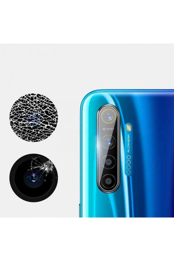 Realme 5 Pro Zore Kamera Lens Koruyucu Cam Filmi