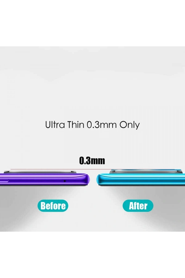 Realme 5 Pro Zore Kamera Lens Koruyucu Cam Filmi