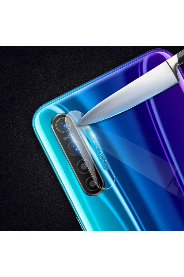 Realme 5 Pro Zore Kamera Lens Koruyucu Cam Filmi