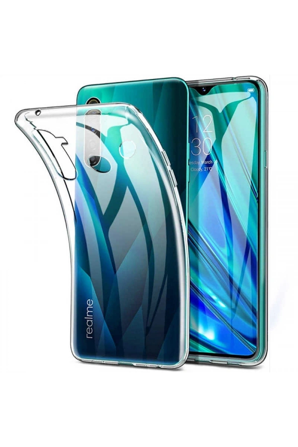 Realme 5i Kılıf Zore Süper Silikon Kapak