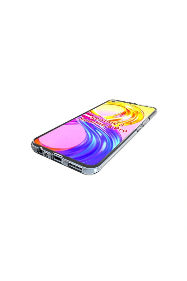 Realme 8 Kılıf Zore Süper Silikon Kapak