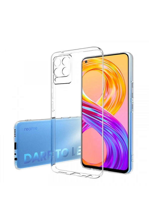 Realme 8 Pro Kılıf Zore Süper Silikon Kapak