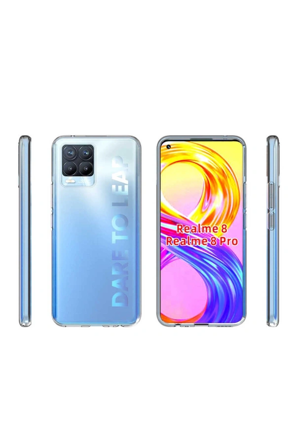 Realme 8 Pro Kılıf Zore Süper Silikon Kapak