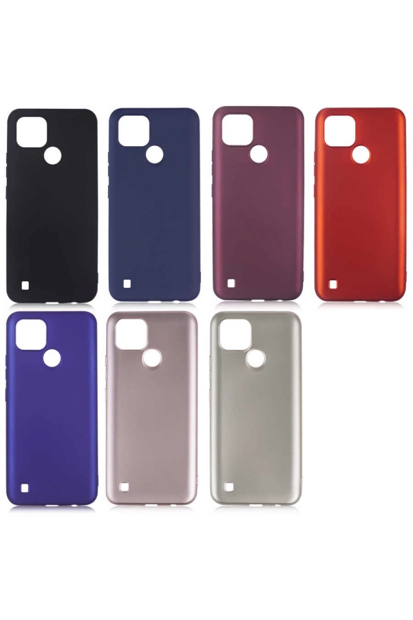 Realme C21 Kılıf Zore Premier Silikon Kapak