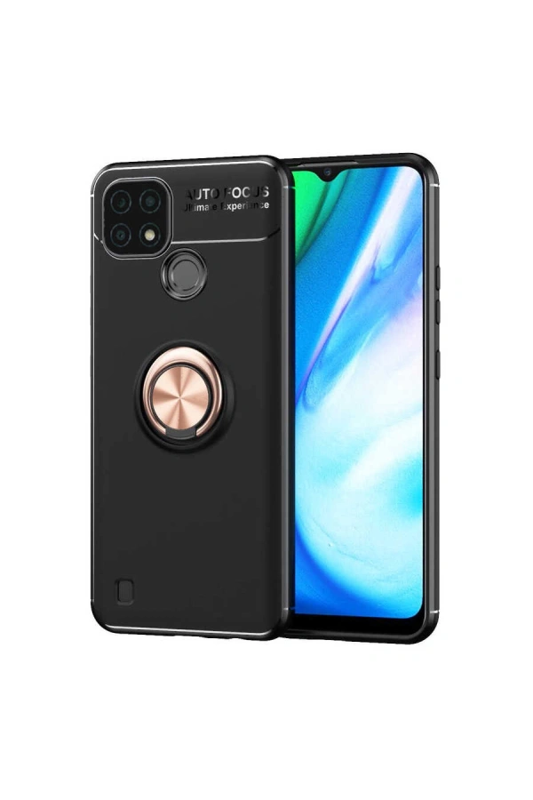 Realme C21 Kılıf Zore Ravel Silikon Kapak
