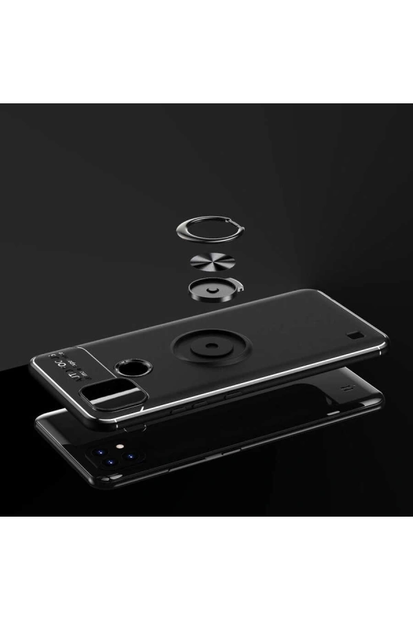 Realme C21 Kılıf Zore Ravel Silikon Kapak