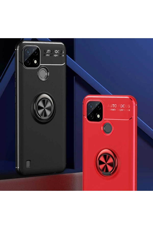 Realme C21 Kılıf Zore Ravel Silikon Kapak