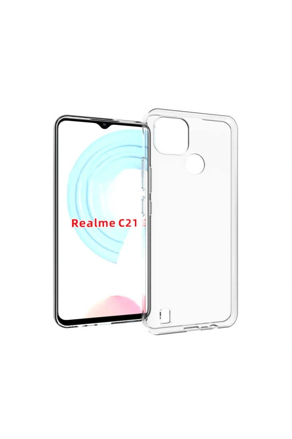 Realme C21 Kılıf Zore Süper Silikon Kapak