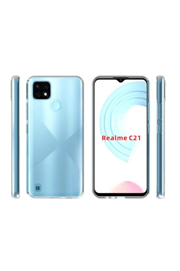 Realme C21 Kılıf Zore Süper Silikon Kapak