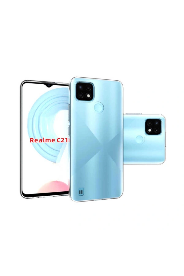 Realme C21 Kılıf Zore Süper Silikon Kapak