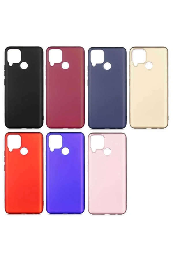 Realme C25 Kılıf Zore Premier Silikon Kapak