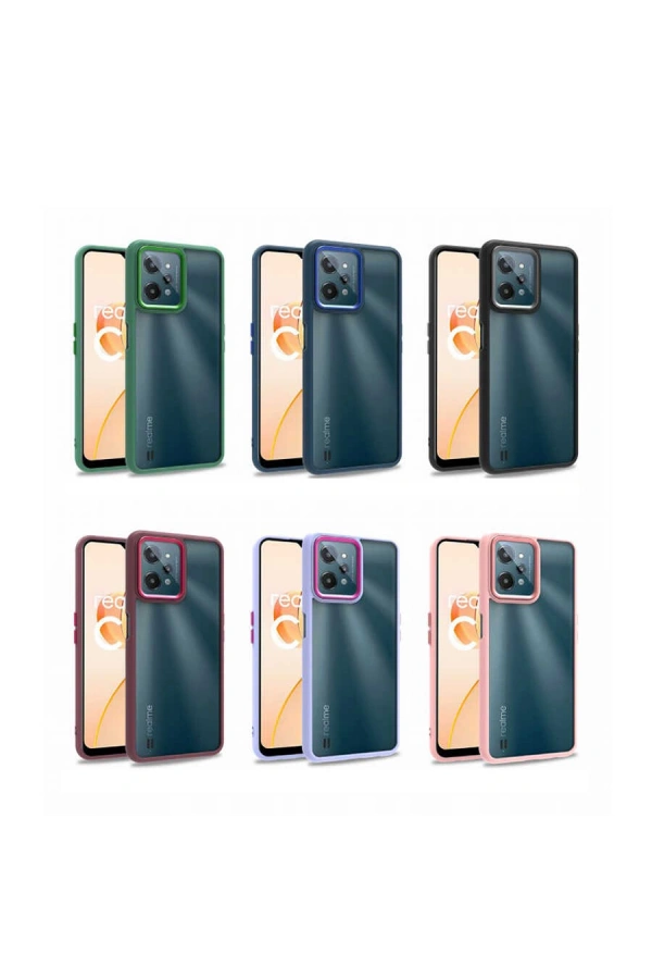 Realme C31 Kılıf Zore Flora Kapak