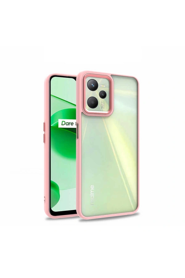 Realme C35 Kılıf Zore Flora Kapak