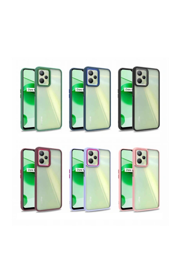 Realme C35 Kılıf Zore Flora Kapak