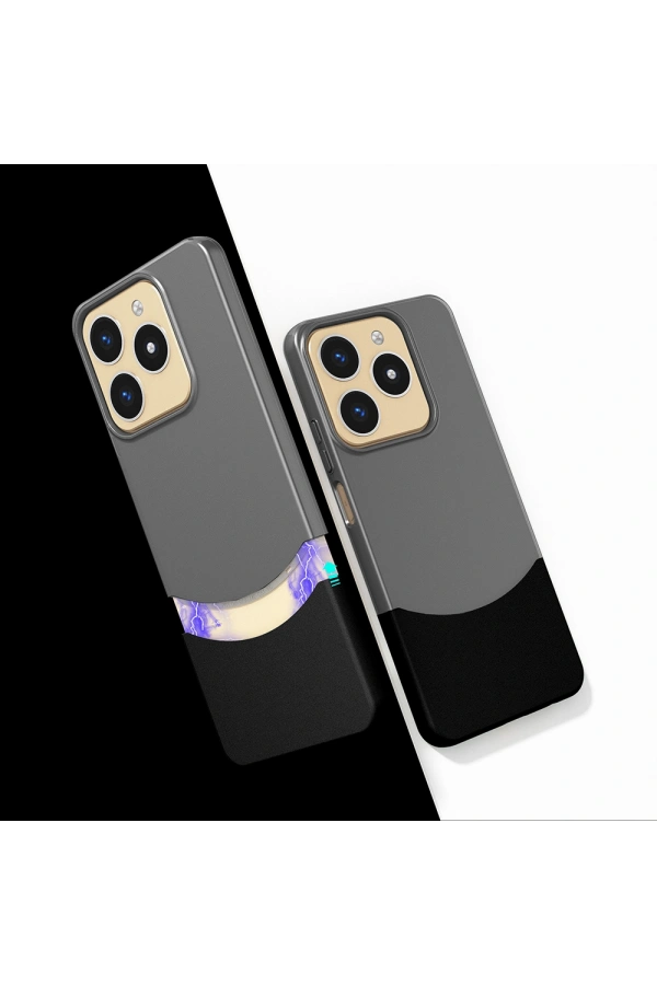 Realme C61 Kılıf Mıknatıslı Zore Duble Kapak