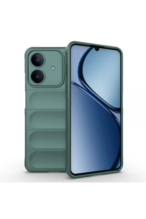 Realme Note 60 Kılıf Esnek TPU Oyuklu Arka Yüzey Tasarımlı Zore Etnik Silikon Kapak