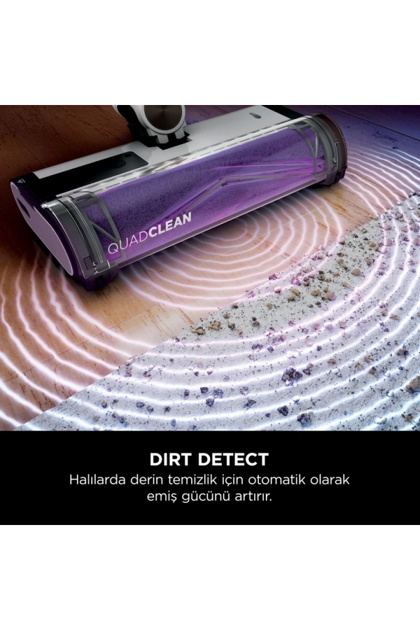 Shark Detect Clean&Empty Auto-Empty Sistemli Turbo Başlıklı Şarjlı Dikey Süpürge