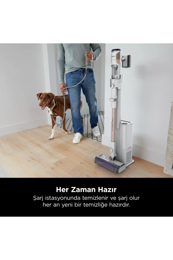 Shark Detect Clean&Empty Auto-Empty Sistemli Turbo Başlıklı Şarjlı Dikey Süpürge